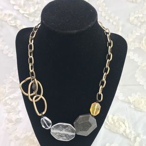 Kenneth Cole New York genuine quartz rock necklace
